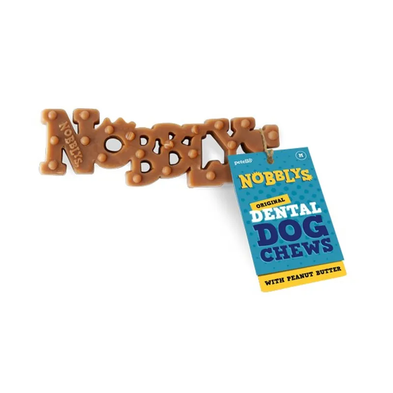 Petello Nobblys Original Peanut Butter Dog Chew 60g